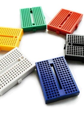 SYB-170小板 带扣 彩色面包板 迷你彩色小板 arduio 量大价优