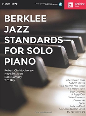 【预订】Berklee Jazz Standards for Solo Pian...
