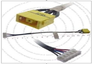 电源接口 适用于笔记本 Z710 G700 带线 G700方口电源头