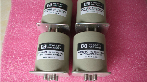 87104C HP 26.5GHz SP4T 24V SMA 5口 单刀四掷射频微波同轴开关