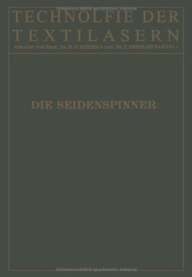 【预订】Die Seidenspinner: Ihre Zoologie, Bi...