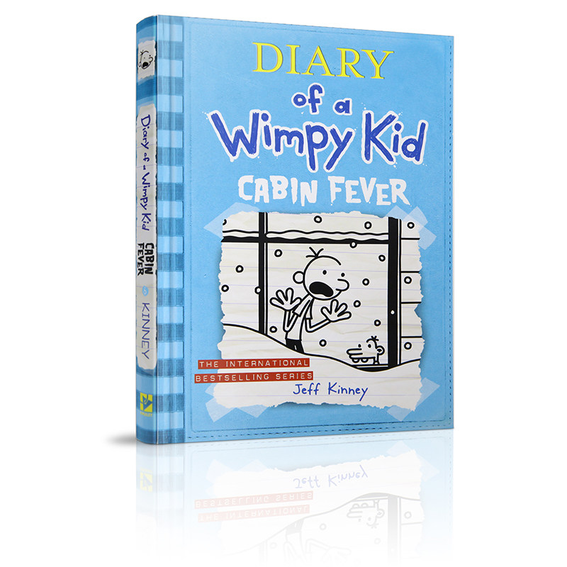 原版英文Diary of a Wimpy Kid 6小屁孩日记6：幽闭症美国平装儿童课外阅读英语读物美国书籍英语故事书正版小学生课_虎窝淘