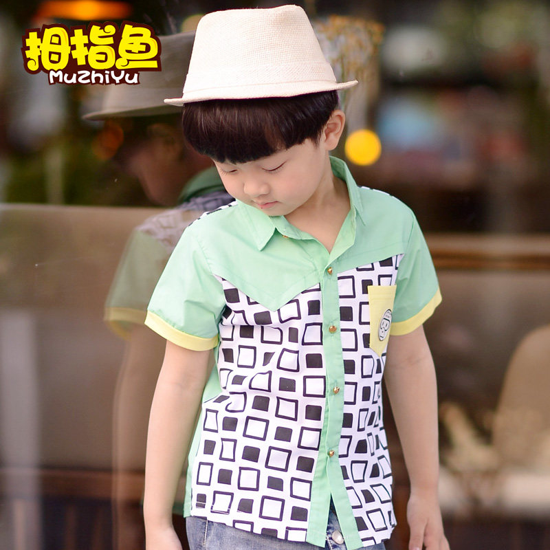 Chemise garcon à manche courte - Ref 2077486 Image 1