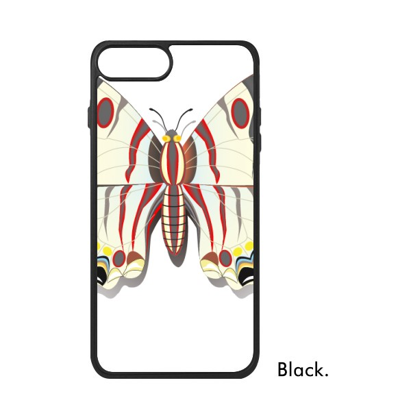 适用于iPhone中国风条纹蝴蝶剪影Xr手机壳max保护套678pro硅胶112