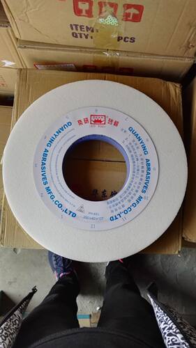 WA 350*40*127 帝研牌白色白刚玉平面磨床切割打磨抛光砂轮片淬火