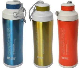 邦达正品 BDY6-C38 户外时尚双层不锈钢真空运动壶保温杯 380ML