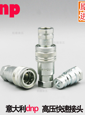 原装正品意大利DNP PAV 20F-G3/4双自封液压油压高压快装快速接头