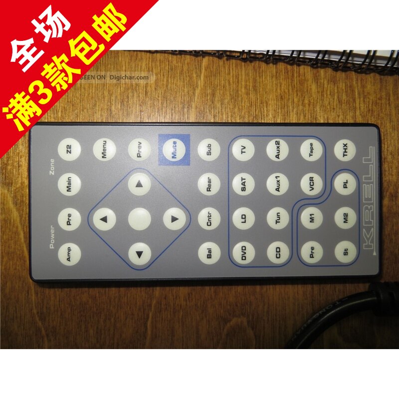 美国KRELL奇力Showcase前级功放音响代用遥控器龘