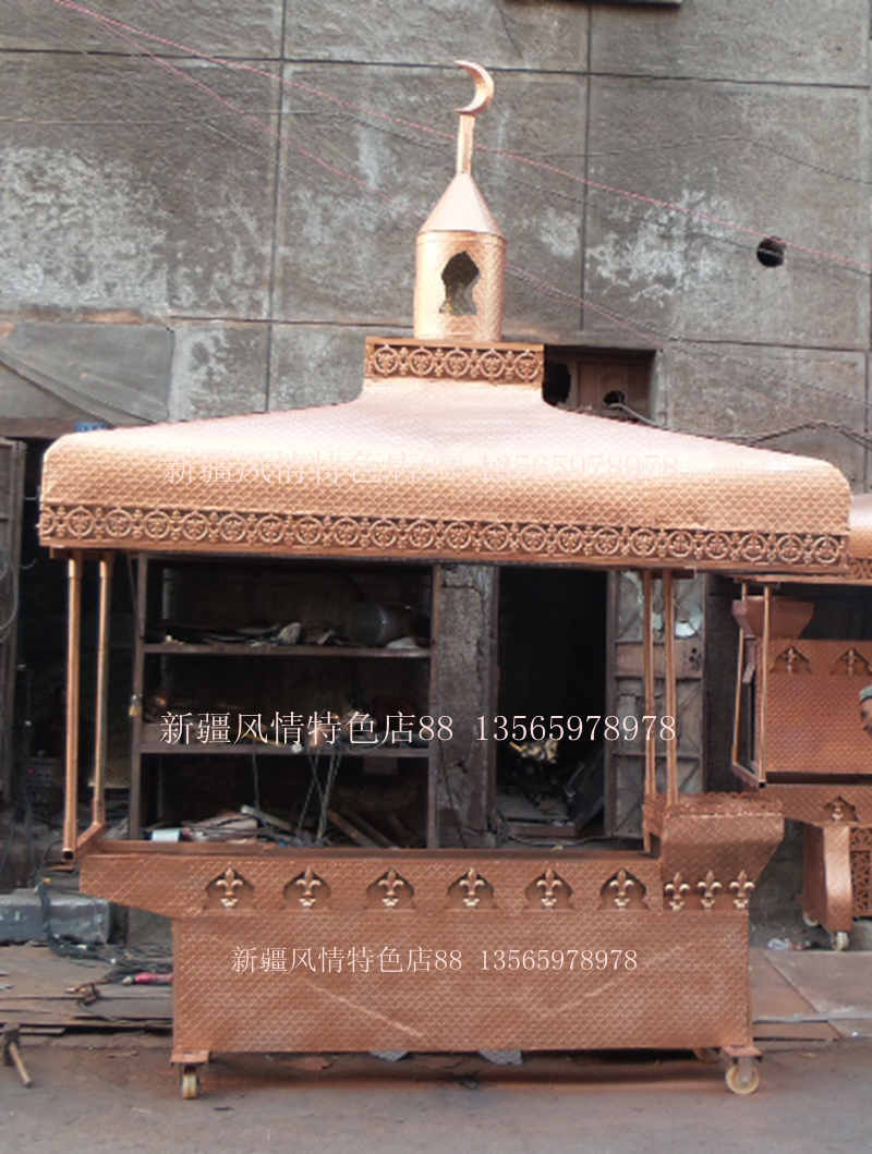 2米5定做烤肉炉 烤肉槽 烤肉架子 烤肉火炉 烤肉槽 新疆烤肉用具