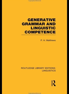 【预售】Generative Grammar and Linguistic Competence (Rle