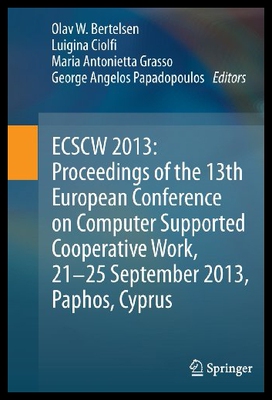 【预售】Ecscw 2013: Proceedings of the 13th European Conf