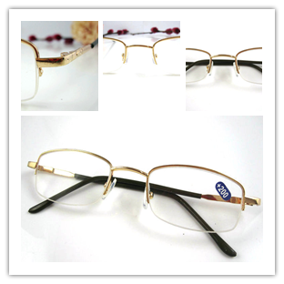 男女士树脂老花镜 防疲劳/防辐射树脂镜片6066型100--400度