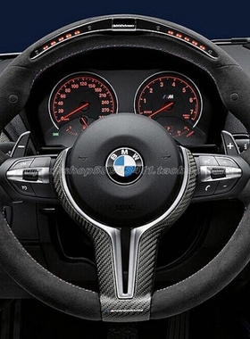 BMW宝马原厂MPerformance M2 LED翻毛皮碳纤维Alcantara方向盘