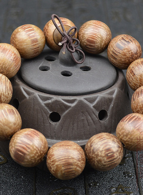 金丝竹文玩佛珠手链