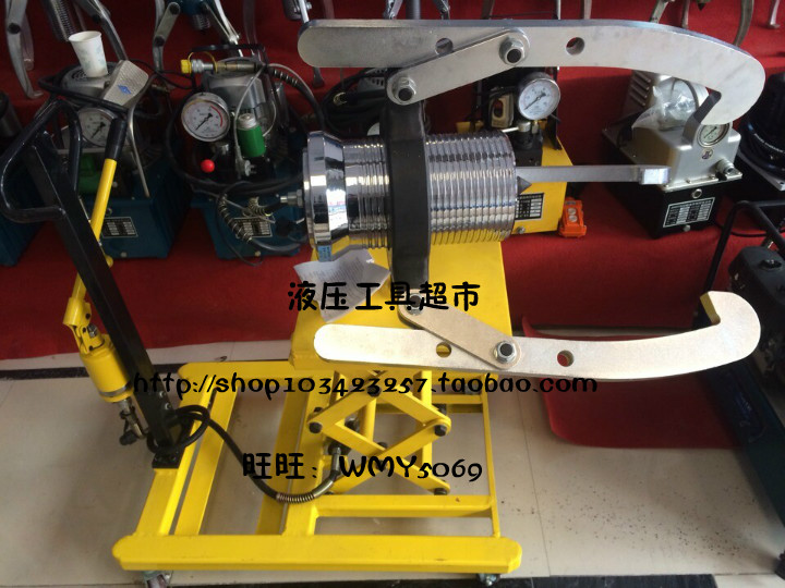 车载式拔轮器 100T/600mm分体式液压拉马含液压升降平台三爪拉马1