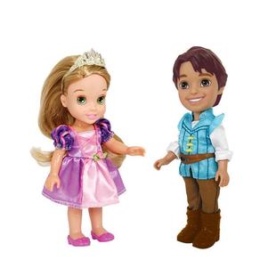 Disney迪士尼正品 长发小公主乐佩Rapunzel和王子Flynn玩具套装
