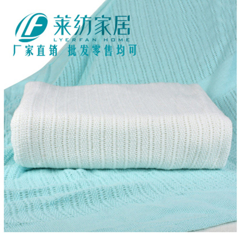 特价纯棉纱罗毯冷感单双人毯子
