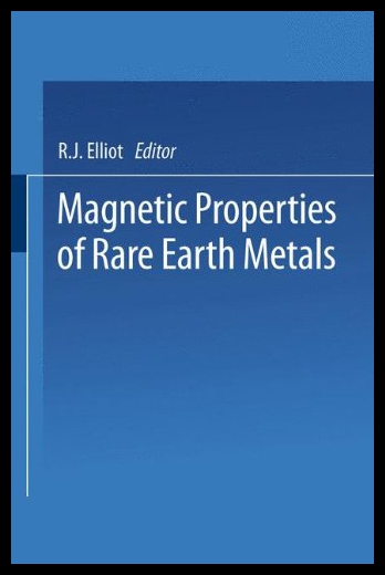 【预售】magnetic properties of rare earth metals