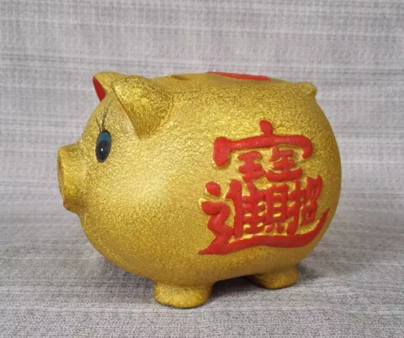 金猪卡通乳胶模具25cm石膏娃娃