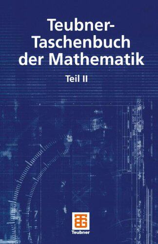 【预售】Teubner-Taschenbuch Der Mathematik: Teil II