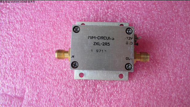 美国MINI进口 ZKL-2R5+ 10-2500MHz 25dB SMA接头 低噪声微波功率放大器 射频功放