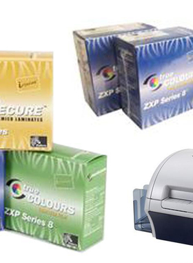 Zebra ZXP Series 8色带套装 彩色带800012-445/601 色带和转印膜