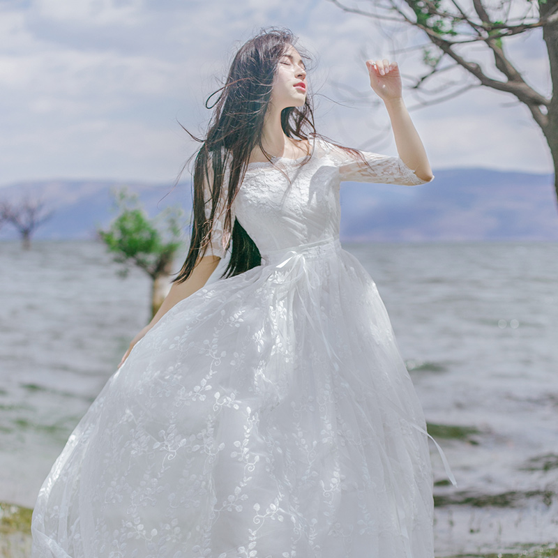 ²¨Î÷Ã×Ñdz¤È¹ÏÄÌðÃÀÏÔÊÝÁ¬ÒÂȹº£±ß¶È¼Ù°×ɫɳ̲ȹÀÙË¿ÏÉŮȹÀñ·þ