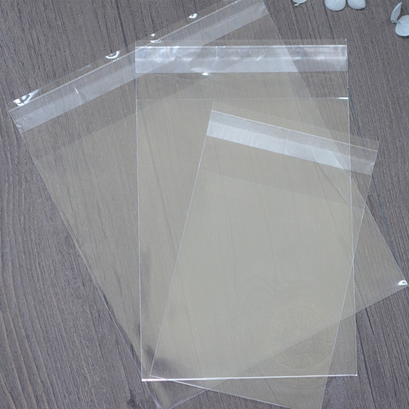 全透明自粘袋/加厚高纯透高品质食品级OPP塑料袋子饰品袋约一百个