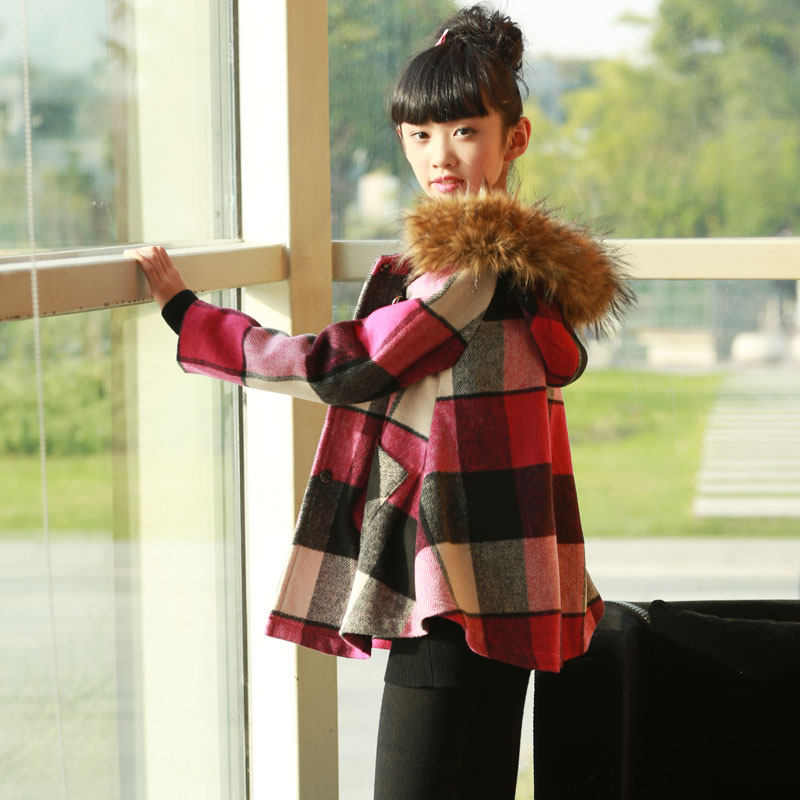 Manteau pour fille HIROIBEAR en laine - Ref 2161798 Image 1