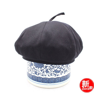 中华老字号马聚源老北京帽子四季新款中老年人无沿八角帽画家帽