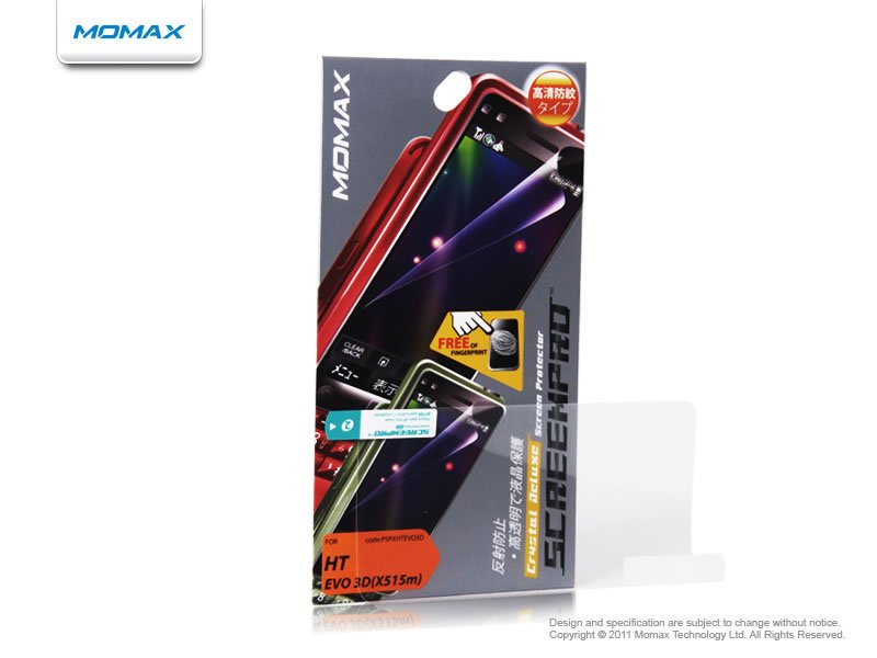 Çå²Ö MOMAX HTC EVO 3DÊÖ»úÌùĤX515MÖÇÇå±£»¤ÌùĤG17¸ß͸Ĥ