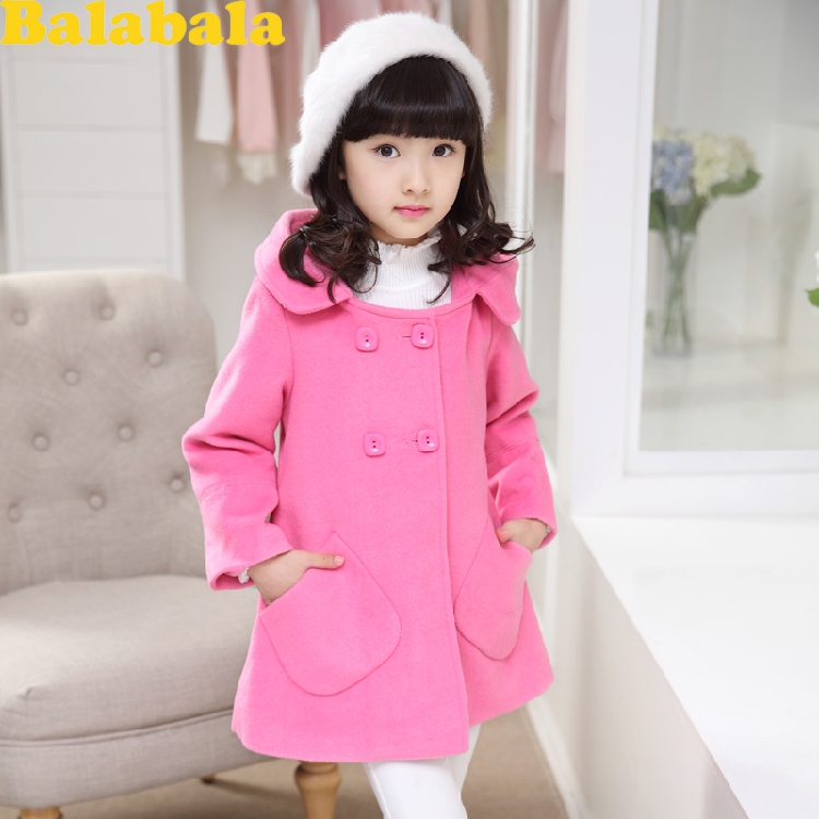 Manteau pour fille en laine - Ref 2162379 Image 1