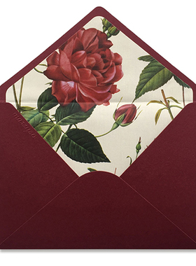 MarrySo马铃薯高端个性信封 商务结婚邀请 250g对裱加厚 西式XF02