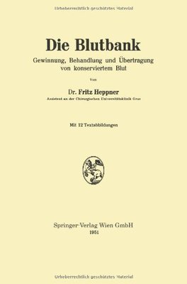 【预订】Die Blutbank: Gewinnung, Behandlung ...