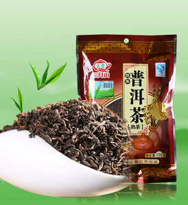 云南普洱茶 熟茶100克袋装云南特产 陈年熟茶 普洱茶