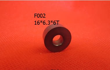 F002 有沟 法那克导电块 慢走丝法拉科机给电板 16 6.3 6T 圆形块