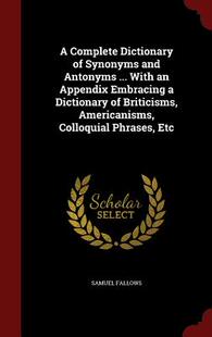 【预售】A Complete Dictionary of Synonyms an...