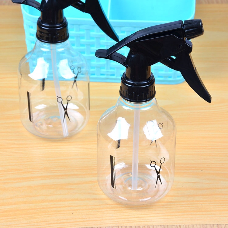 美容店用美发喷水壶 喷雾瓶塑料浇水壶250ml左右剪刀喷壶大喷瓶