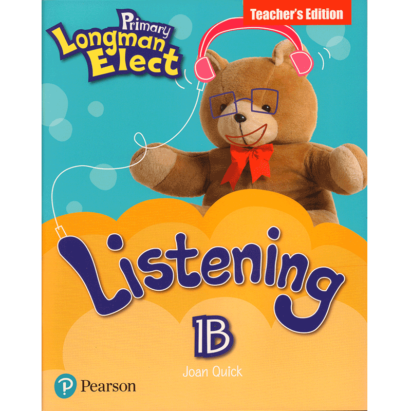 原版进口培生朗文小学6-12岁英语教材 Primary Longman Elect Listen  1B 听力练习教师版