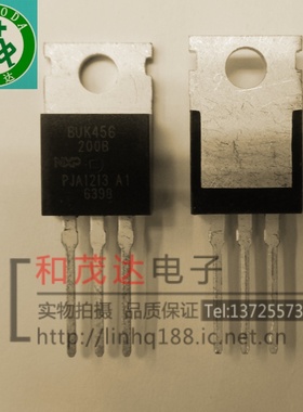 BUK456-200B  TO-220  MOS场效应管200V17A  BUK456 可直拍