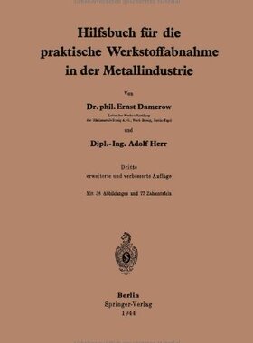 【预订】Hilfsbuch Fur Die Praktische Werksto...