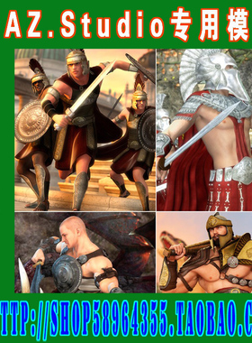 DAZ daz3d模型——Genesis Battle Ready M5铠甲套装(3M-113)