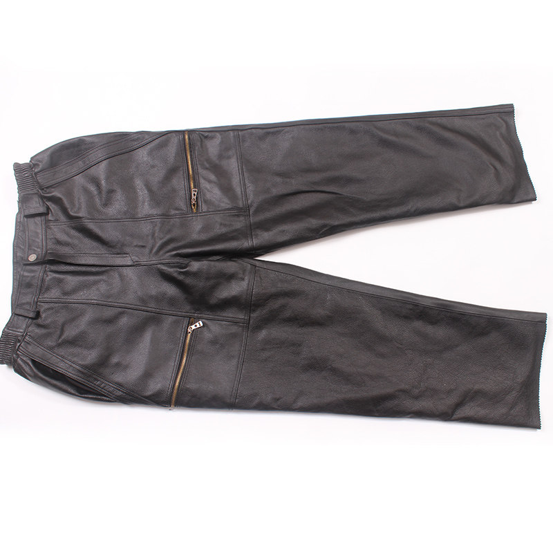 Pantalon cuir homme droit pour automne - Ref 1486185 Image 1