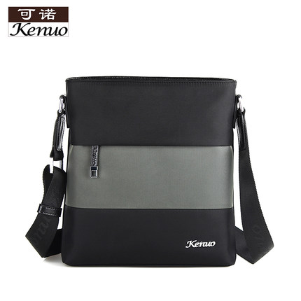 可诺新款男包单肩包尼龙布斜挎小背包学生旅行包时尚休闲包715-3