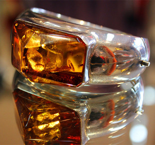 欧洲回流二手进口天然波罗的海老琥珀蜜蜡金珀花珀61克银手镯手排