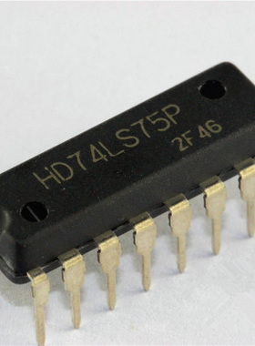 直插 74LS75 HD74LS75P 4位锁存器 DIP16脚 日立 HIT全新原装进口