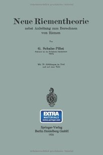 预订 Anleitung Neue Nebst ... Riementheorie