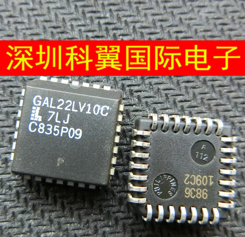 GAL22LV10C-7LJ 贴片PLCC-28 进口全新原装现货库存直接拍下