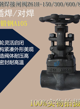 美标对焊/承插焊闸阀Z61H/Z61Y-150/300/600/800LB API焊接闸阀