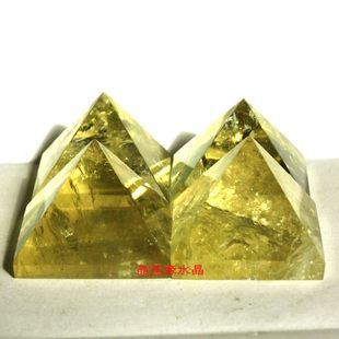 ピラミッドクリスタル天然シトリンのピラミッドの装飾品 シトリンのピラミッド天然シトリンの装飾品